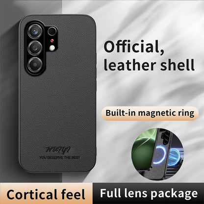 For Tecno Camon 50 4G HUIYI Leather Magnetic Phone Case - Black - EDA007506910B