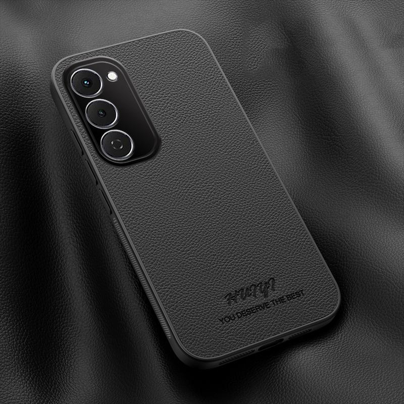 For Tecno Spark 40 Pro+ 4G HUIYI Leather Magnetic Phone Case - Black - EDA007506926B
