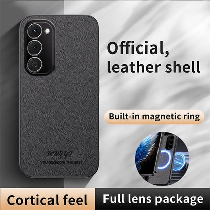 For Tecno Spark 40 Pro+ 4G HUIYI Leather Magnetic Phone Case - Black - EDA007506926B