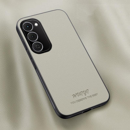 For Tecno Spark 40 Pro+ 4G HUIYI Leather Magnetic Phone Case - White - EDA007506926D
