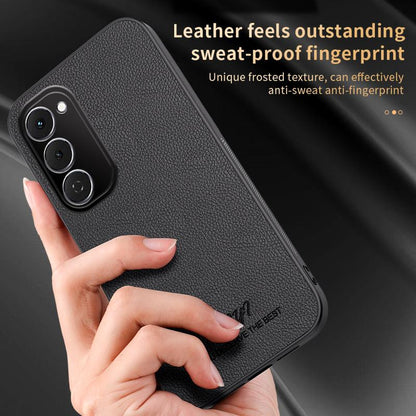 For Tecno Spark 40 Pro+ 4G HUIYI Leather Magnetic Phone Case - Brown - EDA007506926E