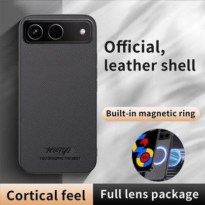 For Tecno Spark Go 5G 2025 HUIYI Leather Magnetic Phone Case - Blue - EDA007506929A
