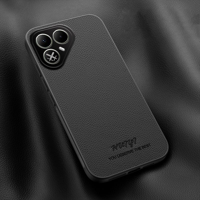 For Tecno Pova 8 5G HUIYI Leather Magnetic Phone Case(Black)
