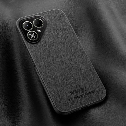 For Tecno Pova 8 5G HUIYI Leather Magnetic Phone Case(Black)