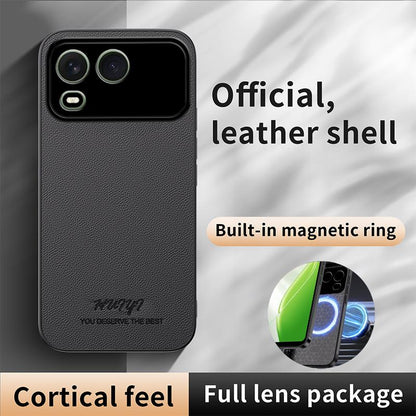 For itel A200 HUIYI Leather Magnetic Phone Case - White - EDA007507002D