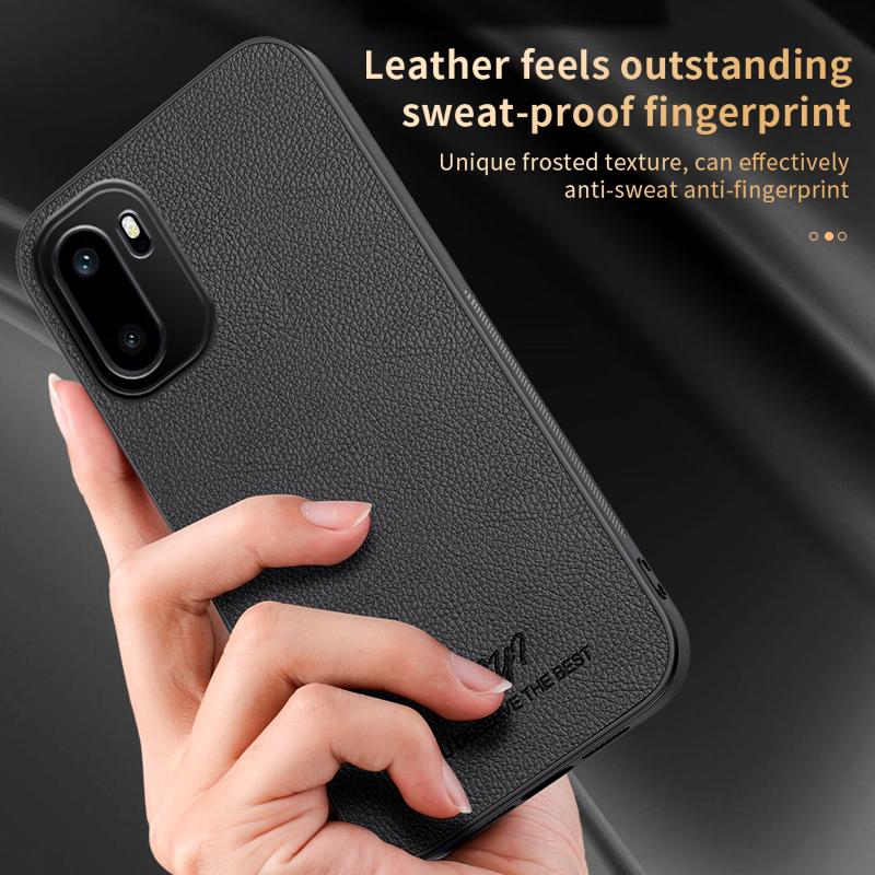 For OnePlus Ace 6 HUIYI Leather Magnetic Phone Case - White - EDA007507208D