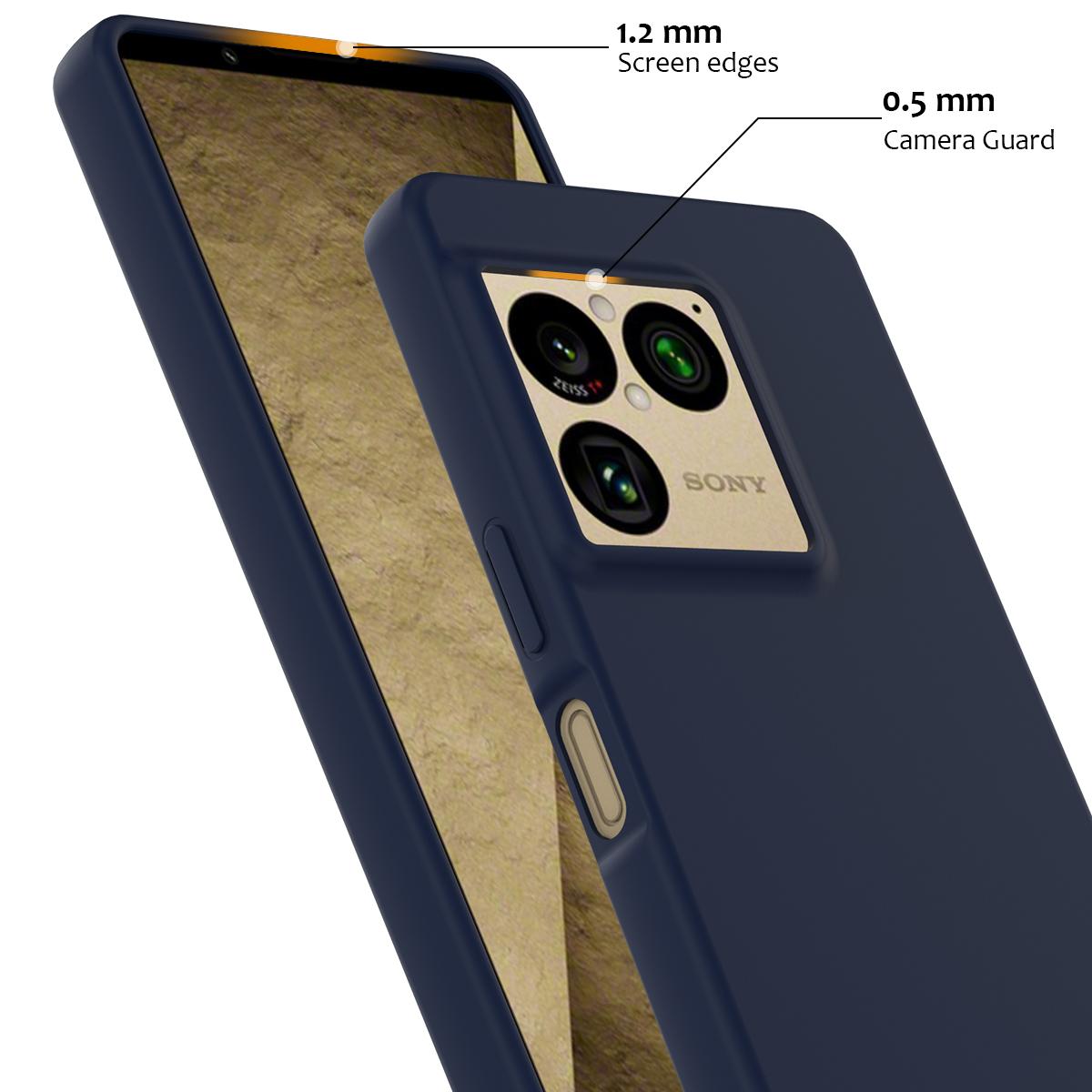 For Sony Xperia 1 VIII Shockproof Silicone Magsafe Phone Case - Navy Blue - EDA007509712A