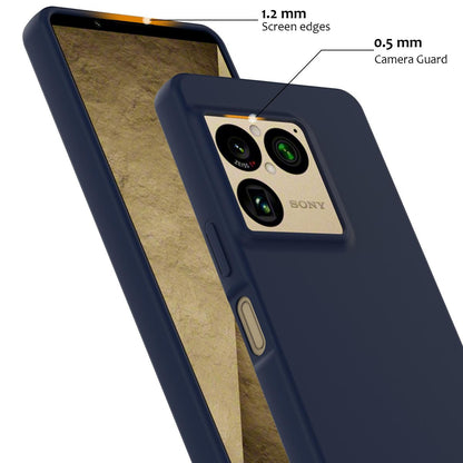 For Sony Xperia 1 VIII Shockproof Silicone Magsafe Phone Case - Navy Blue - EDA007509712A