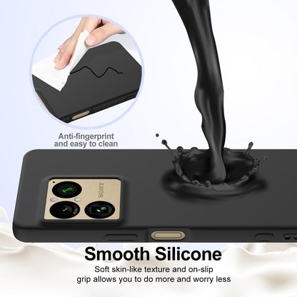 For Sony Xperia 1 VIII Shockproof Silicone Magsafe Phone Case - Black - EDA007509712B