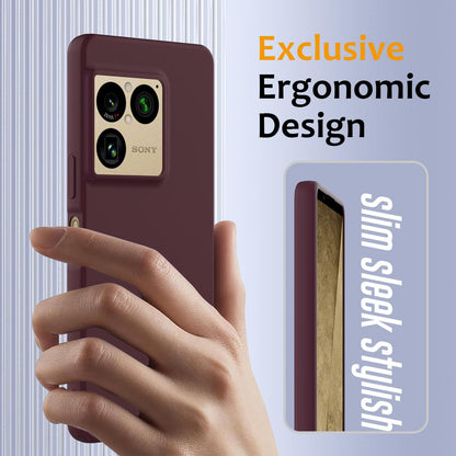 For Sony Xperia 1 VIII Shockproof Silicone Magsafe Phone Case - Plum Color - EDA007509712C