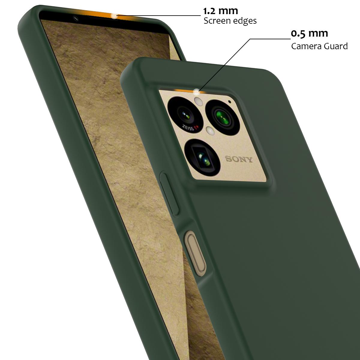For Sony Xperia 1 VIII Shockproof Silicone Magsafe Phone Case - Dark Green - EDA007509712D