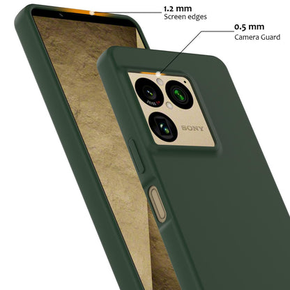 For Sony Xperia 1 VIII Shockproof Silicone Magsafe Phone Case - Dark Green - EDA007509712D