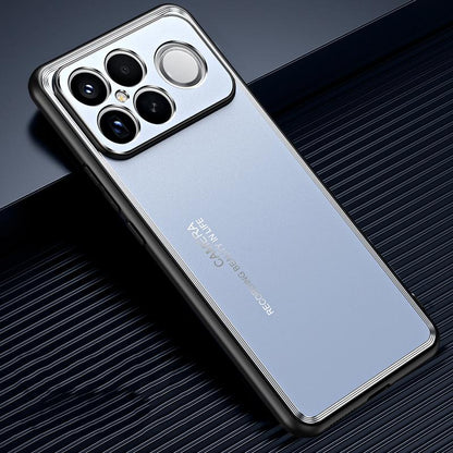 For Redmi K90 Pro Max / Poco F8 Ultra Frosted Metal Phone Case(Blue)