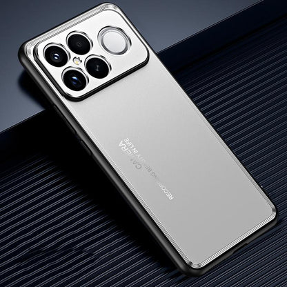 For Redmi K90 Pro Max / Poco F8 Ultra Frosted Metal Phone Case(Silver)