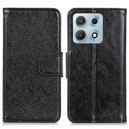 For Motorola Edge 70 Max 5G Nappa Texture Horizontal Flip Leather Phone Case(Black)