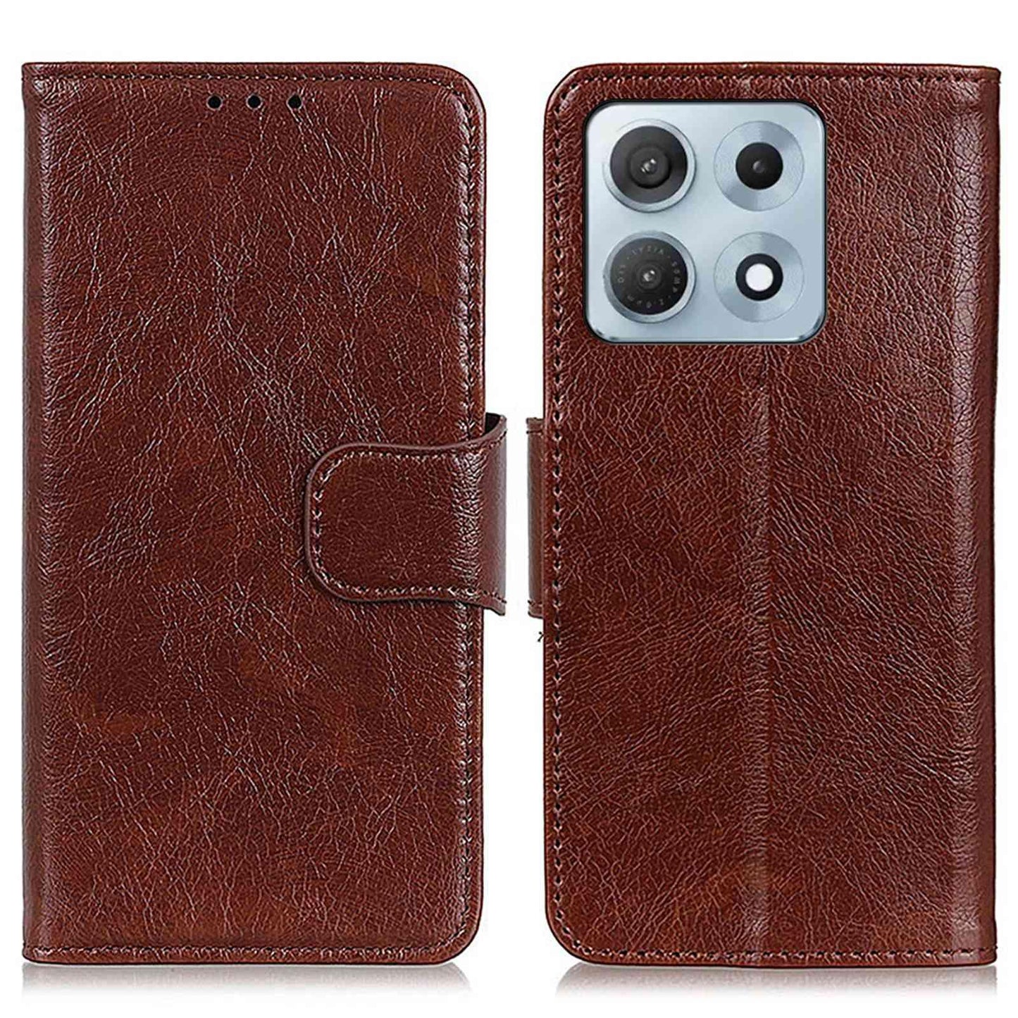 For Motorola Edge 70 Max 5G Nappa Texture Horizontal Flip Leather Phone Case(Brown)