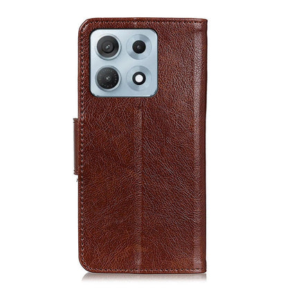 For Motorola Edge 70 Max 5G Nappa Texture Horizontal Flip Leather Phone Case(Brown)