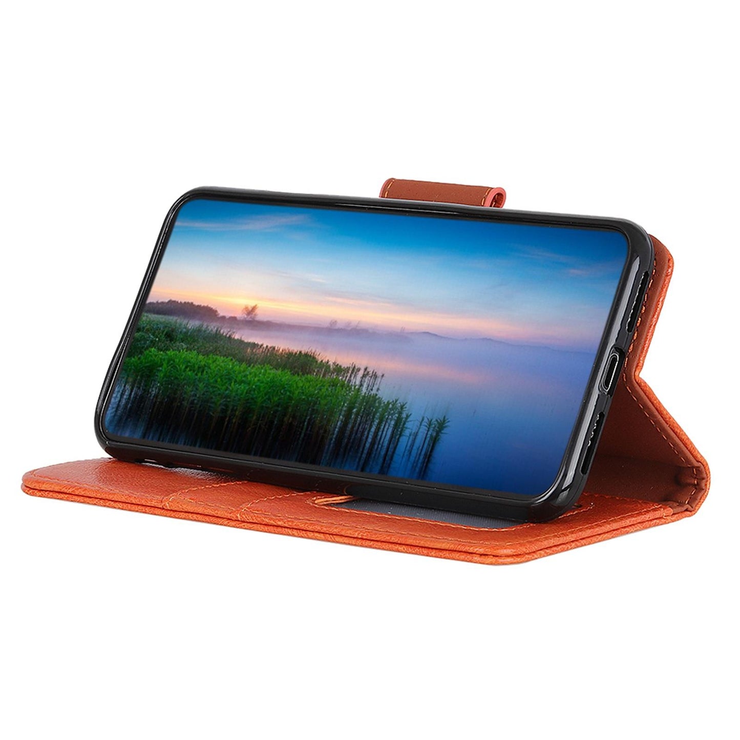 For Motorola Edge 70 Max 5G Nappa Texture Horizontal Flip Leather Phone Case(Orange)