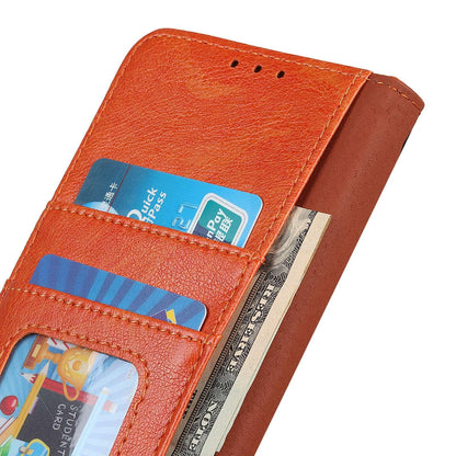 For Motorola Edge 70 Max 5G Nappa Texture Horizontal Flip Leather Phone Case(Orange)