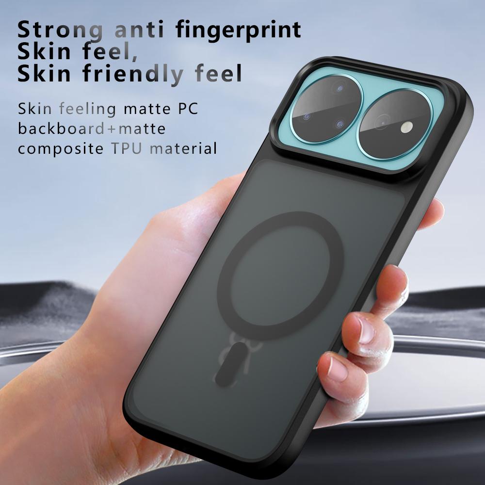 For Huawei nova 16 Pro / 16 Ultra Armor MagSafe PC Hybrid TPU Phone Case - Frosted Black - EDA007523908A