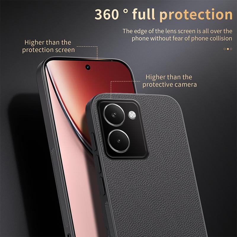 For Realme P3 Ultra 5G HUIYI Leather Magnetic Phone Case - Grey - EDA007526820C