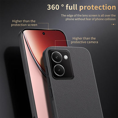For Realme P3 Ultra 5G HUIYI Leather Magnetic Phone Case - Grey - EDA007526820C