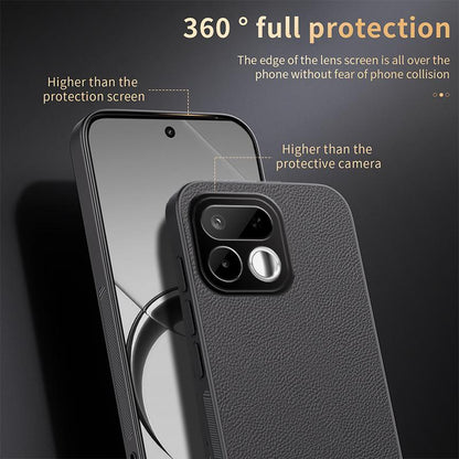 For Realme 16T 5G HUIYI Leather Magnetic Phone Case(Brown)