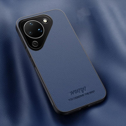 For Huawei Pura 90 5G HUIYI Leather Magnetic Phone Case - Blue - EDA007527007A