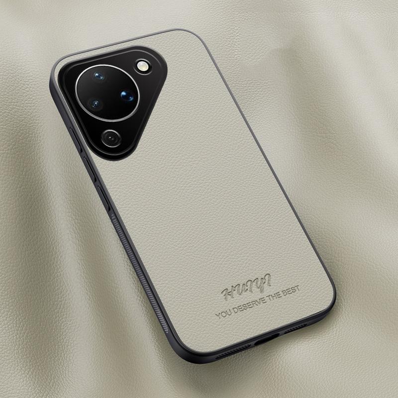 For Huawei Pura 90 5G HUIYI Leather Magnetic Phone Case - White - EDA007527007D