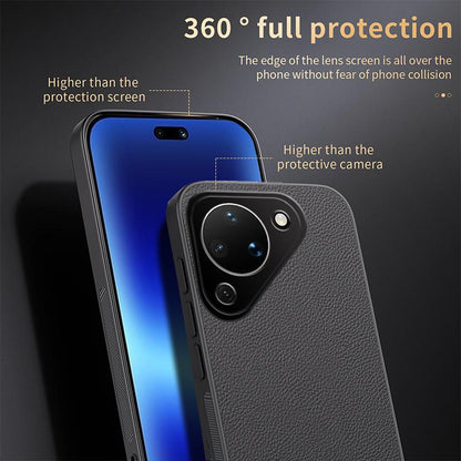 For Huawei Pura 90 5G HUIYI Leather Magnetic Phone Case - White - EDA007527007D