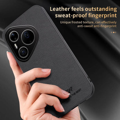 For Huawei Pura 90 Pro 5G HUIYI Leather Magnetic Phone Case - Blue - EDA007527008A