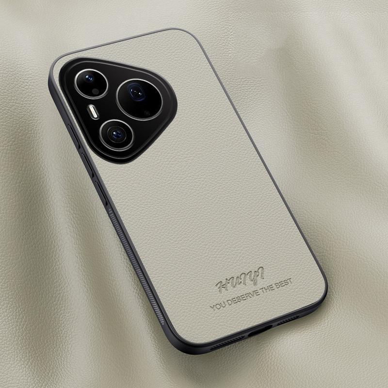 For Huawei Pura 90 Pro 5G HUIYI Leather Magnetic Phone Case - White - EDA007527008D