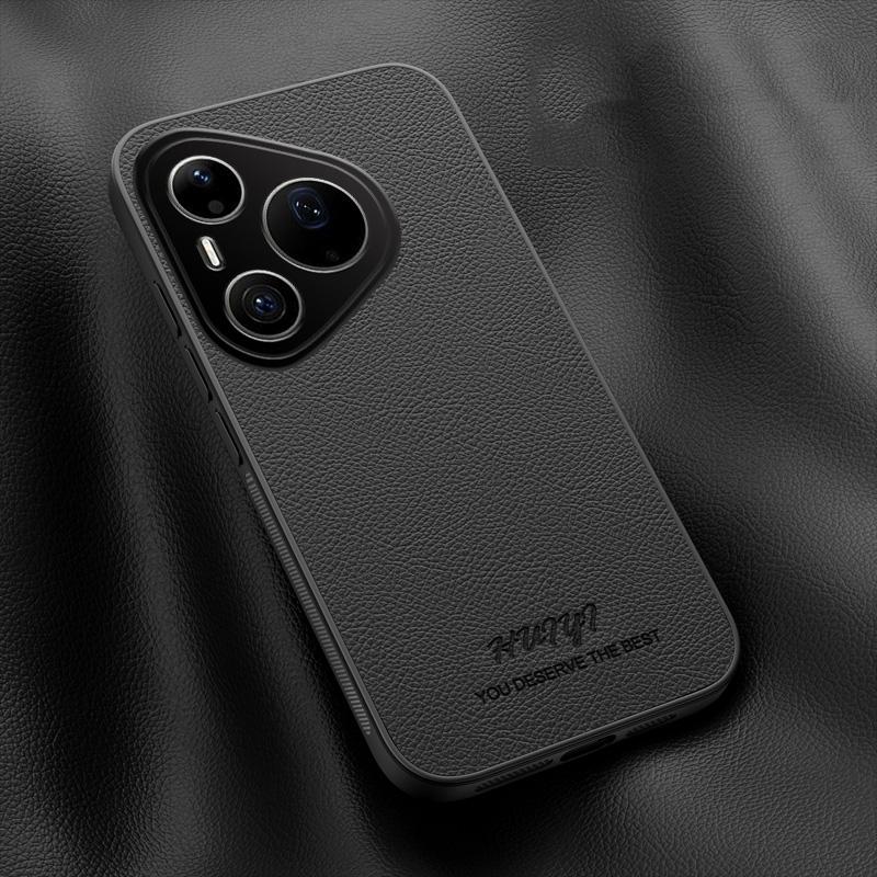 For Huawei Pura 90 Pro Max 5G HUIYI Leather Magnetic Phone Case - Black - EDA007527009B