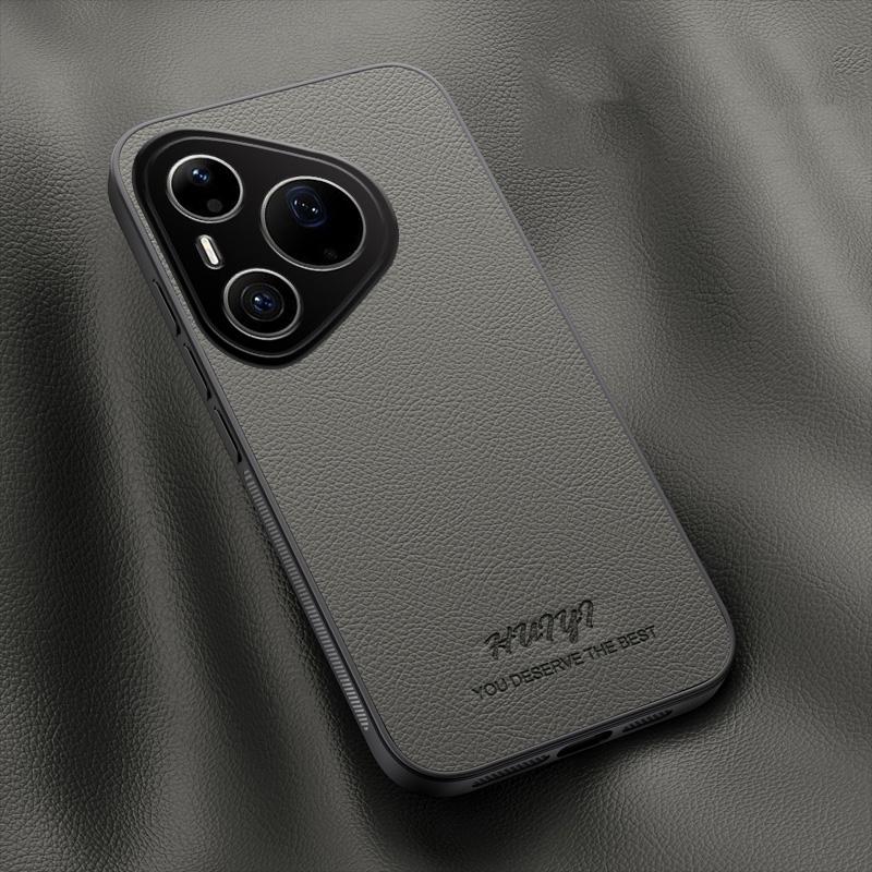 For Huawei Pura 90 Pro Max 5G HUIYI Leather Magnetic Phone Case - Grey - EDA007527009C