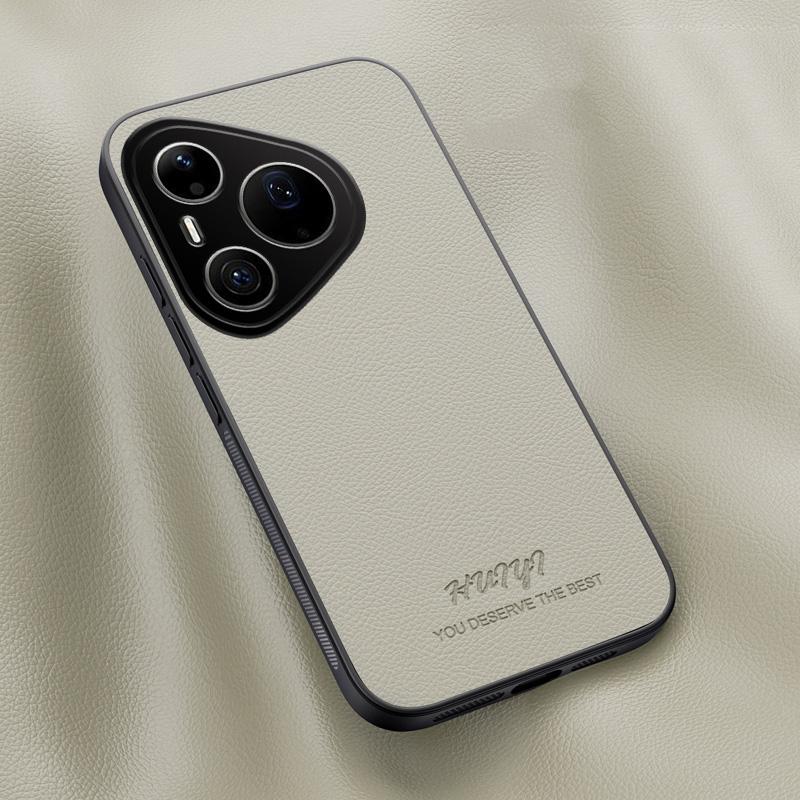 For Huawei Pura 90 Pro Max 5G HUIYI Leather Magnetic Phone Case - White - EDA007527009D