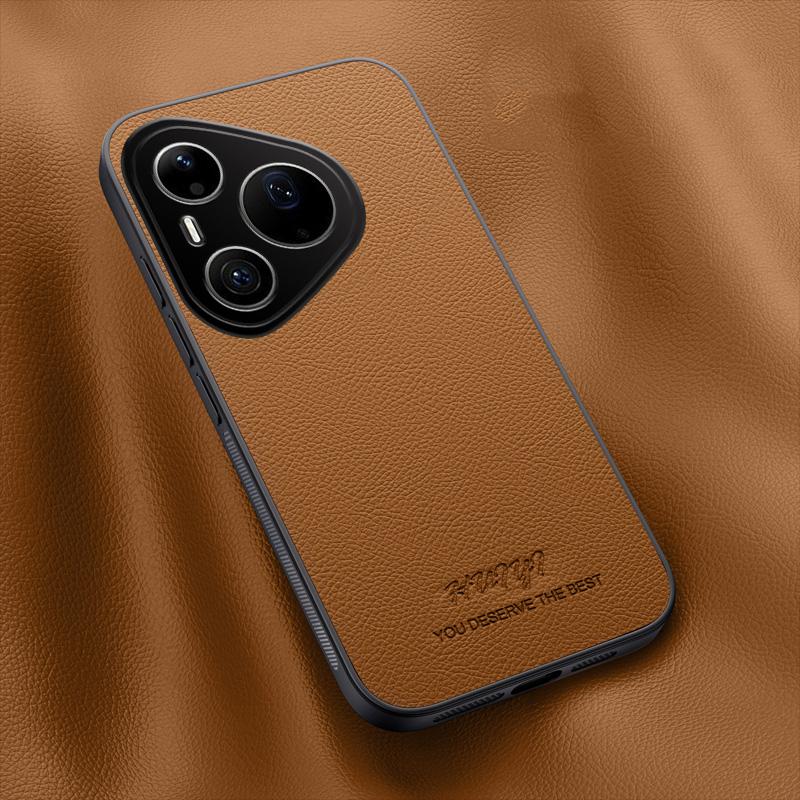 For Huawei Pura 90 Pro Max 5G HUIYI Leather Magnetic Phone Case - Brown - EDA007527009E