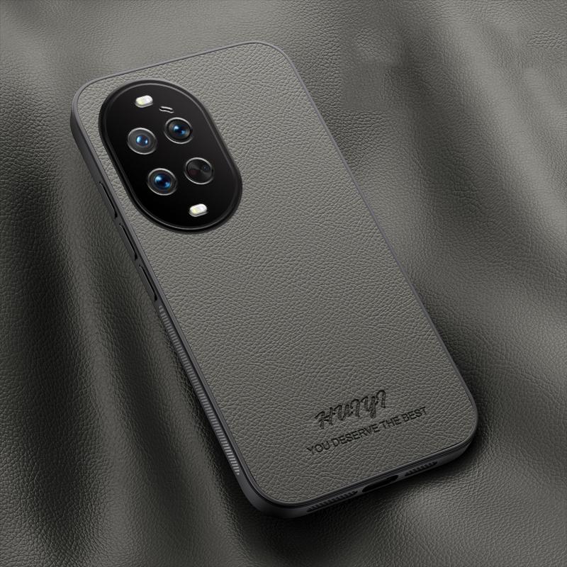 For Huawei nova 14 Ultra HUIYI Leather Magnetic Phone Case - Grey - EDA007527018C