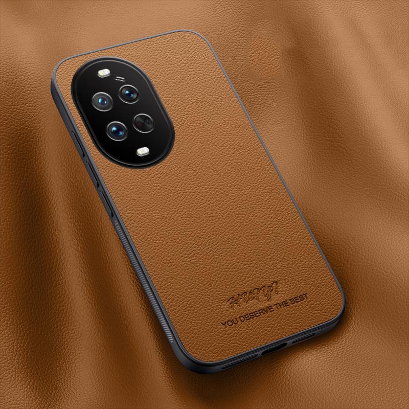 For Huawei nova 14 Ultra HUIYI Leather Magnetic Phone Case - Brown - EDA007527018E