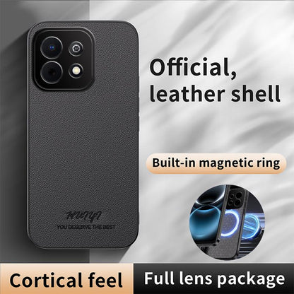 For Huawei Enjoy 90 Plus 5G HUIYI Leather Magnetic Phone Case - Grey - EDA007527022C