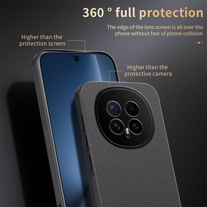 For Honor Magic8 HUIYI Leather Magnetic Phone Case - Grey - EDA007533934C