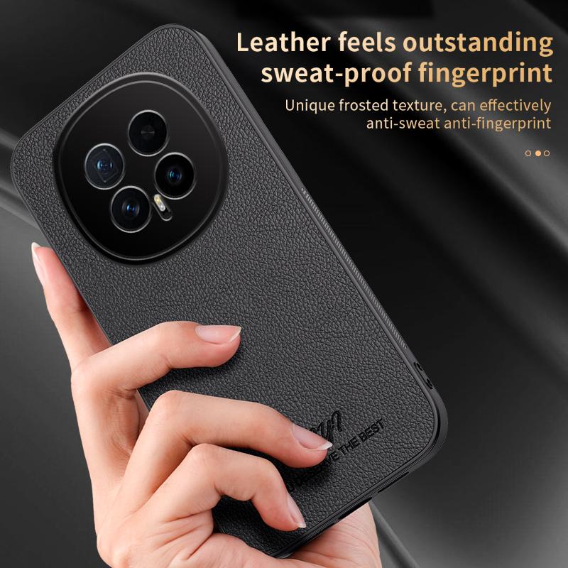For Honor Magic8 HUIYI Leather Magnetic Phone Case - White - EDA007533934D
