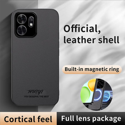 For Honor X6d 5G HUIYI Leather Magnetic Phone Case - Grey - EDA007533937C