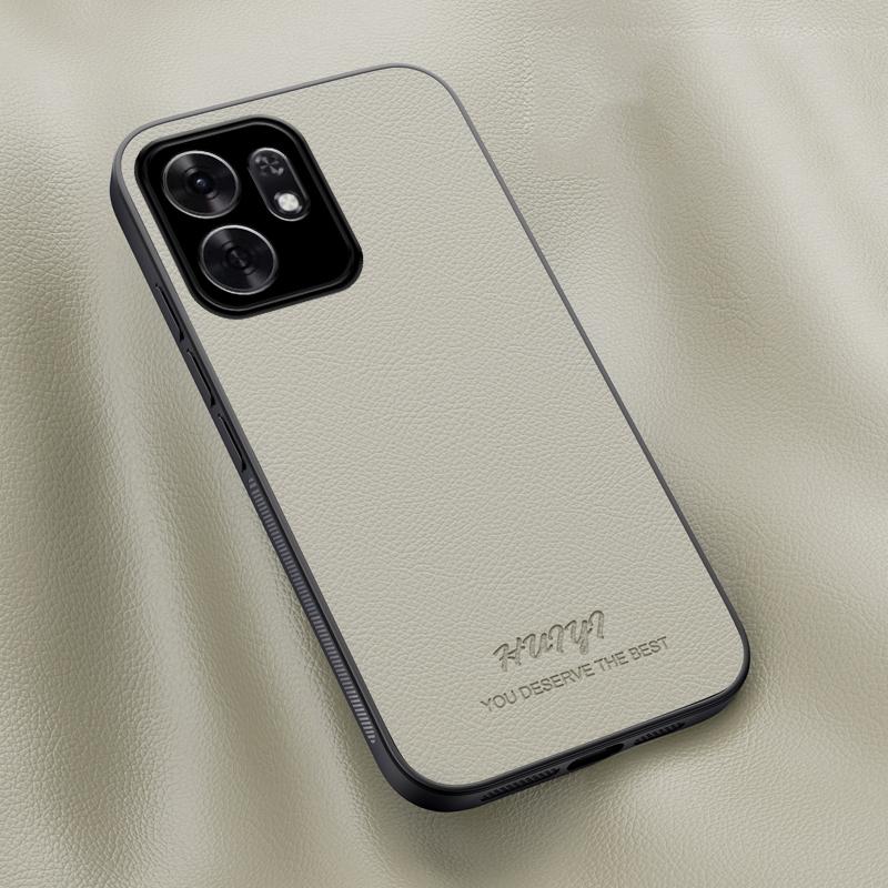 For Honor X6d 5G HUIYI Leather Magnetic Phone Case - White - EDA007533937D