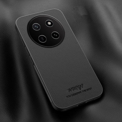 For Honor X80 Pro Max HUIYI Leather Magnetic Phone Case(Black)