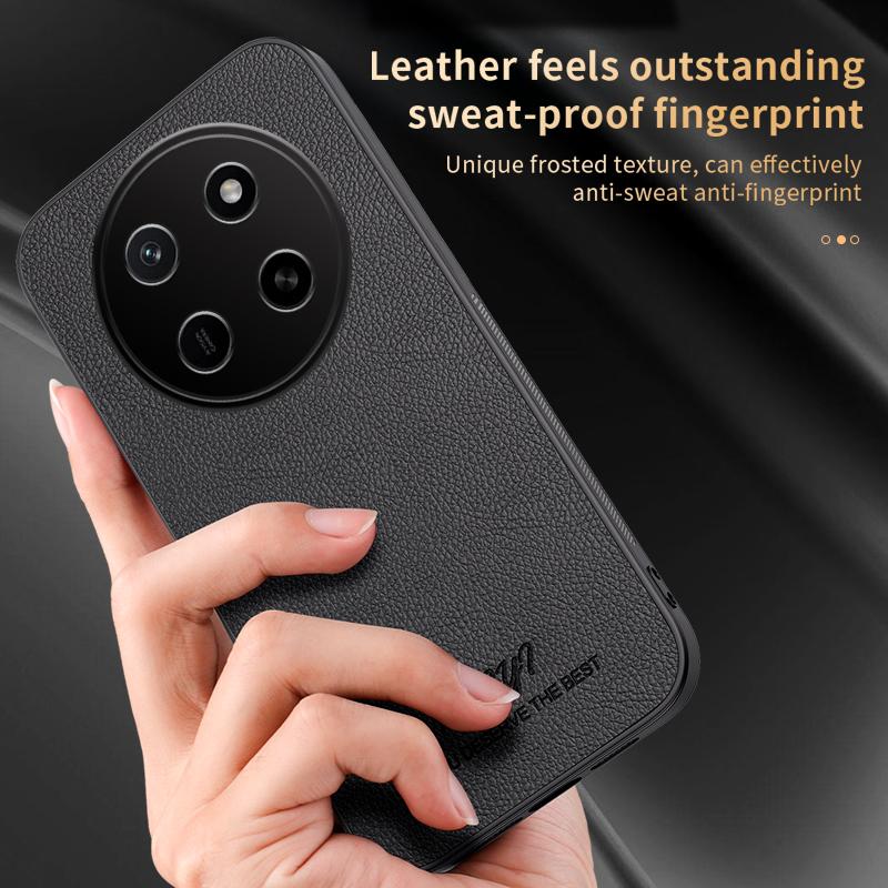 For Honor X80 Pro Max HUIYI Leather Magnetic Phone Case(Grey)
