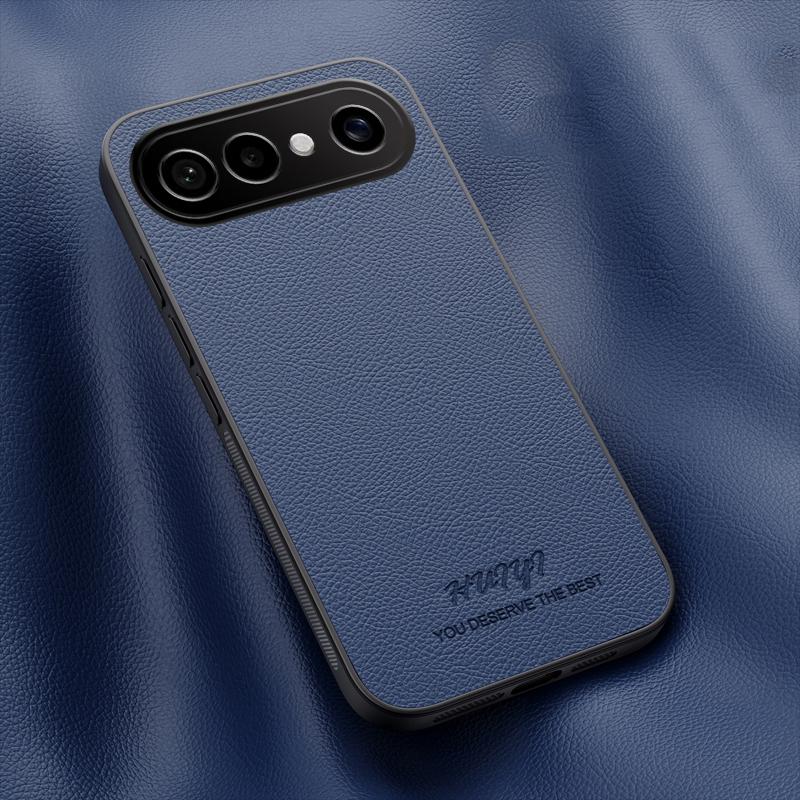 For vivo S50 Pro mini HUIYI Leather Magnetic Phone Case - Blue - EDA007535034A