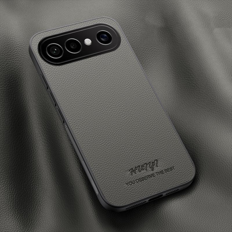 For vivo S50 Pro mini HUIYI Leather Magnetic Phone Case - Grey - EDA007535034C