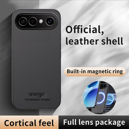 For vivo S50 Pro mini HUIYI Leather Magnetic Phone Case - Brown - EDA007535034E