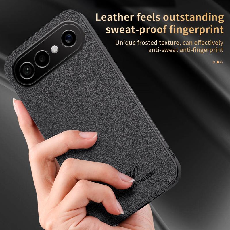 For vivo S50 Pro mini HUIYI Leather Magnetic Phone Case - Brown - EDA007535034E