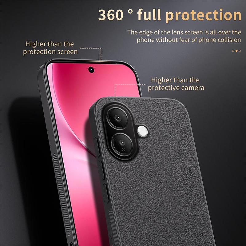 For vivo V60 Lite 5G HUIYI Leather Magnetic Phone Case - White - EDA007535036D